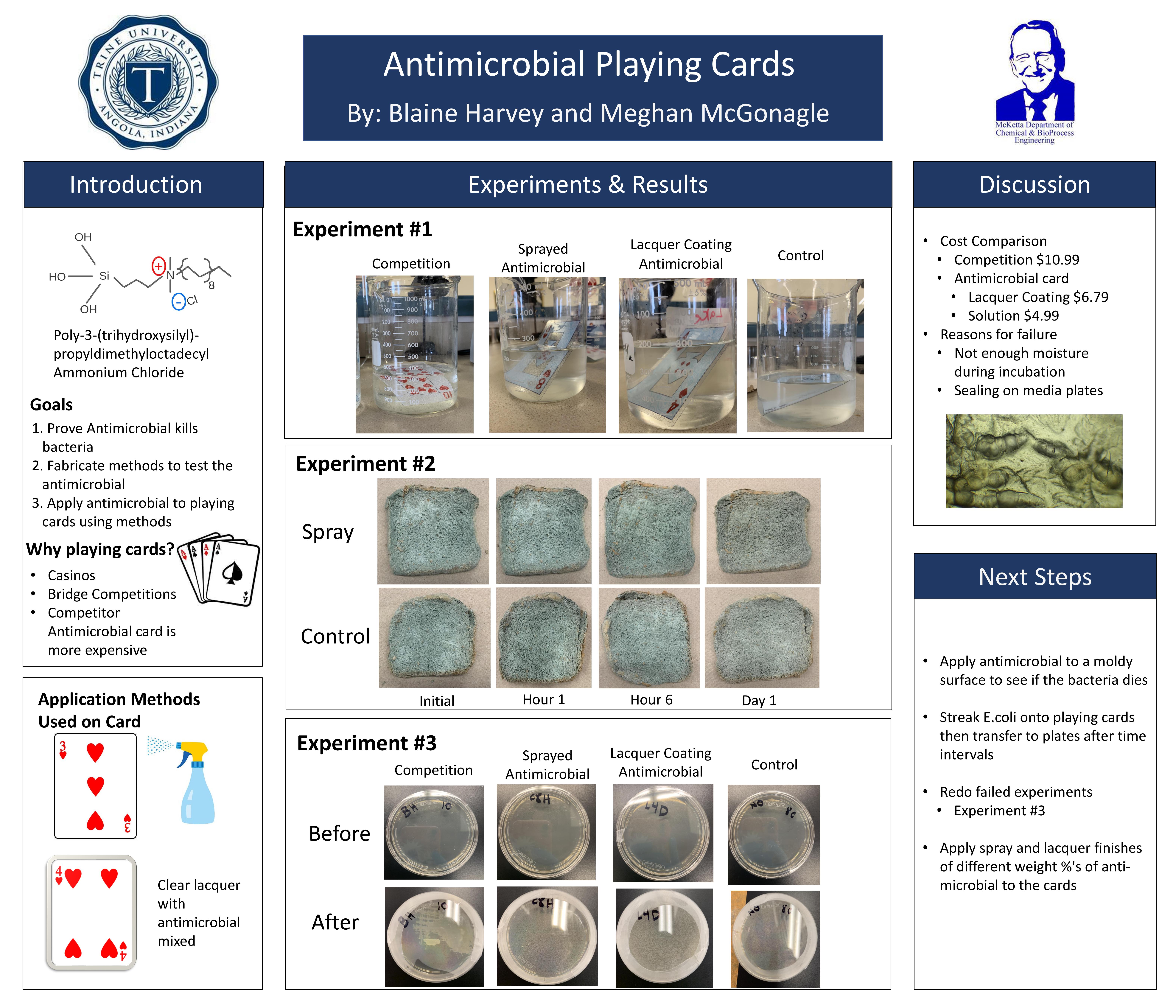 antimicrobial playing cards poster