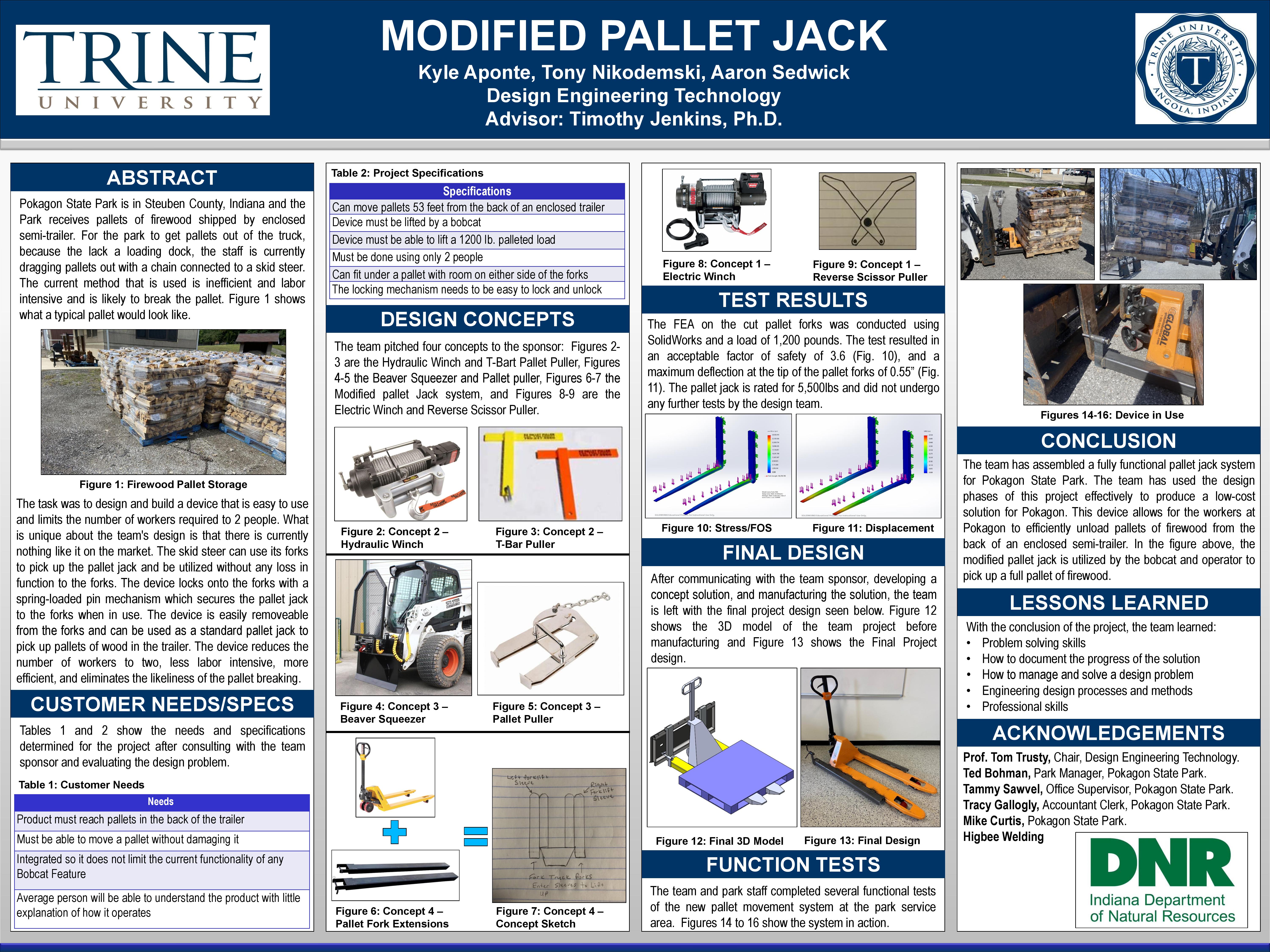 modified pallet jack poster