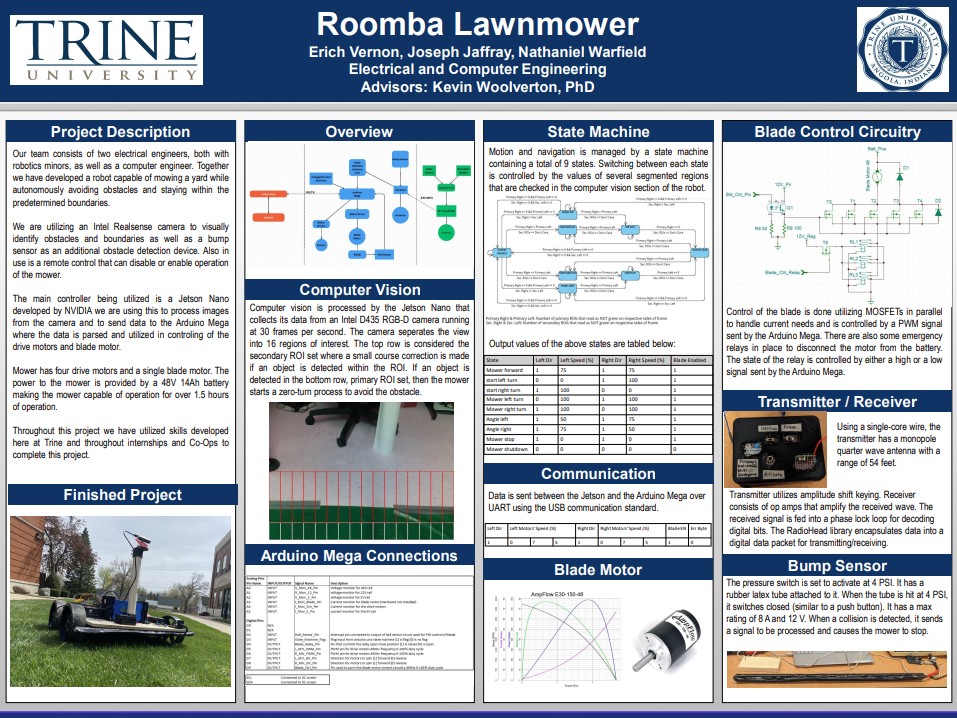 roomba lawnmower poster