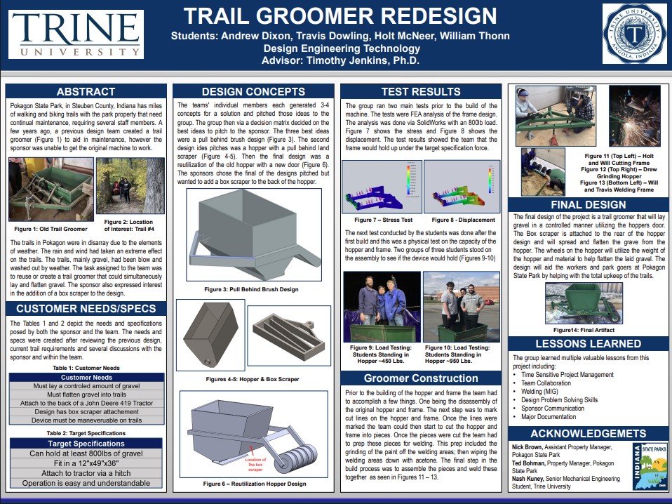 trail groomer redesign poster