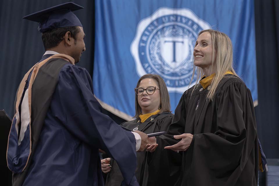 Presentation of diploma