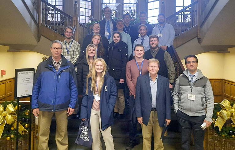 Trine students and faculty at CEPDS