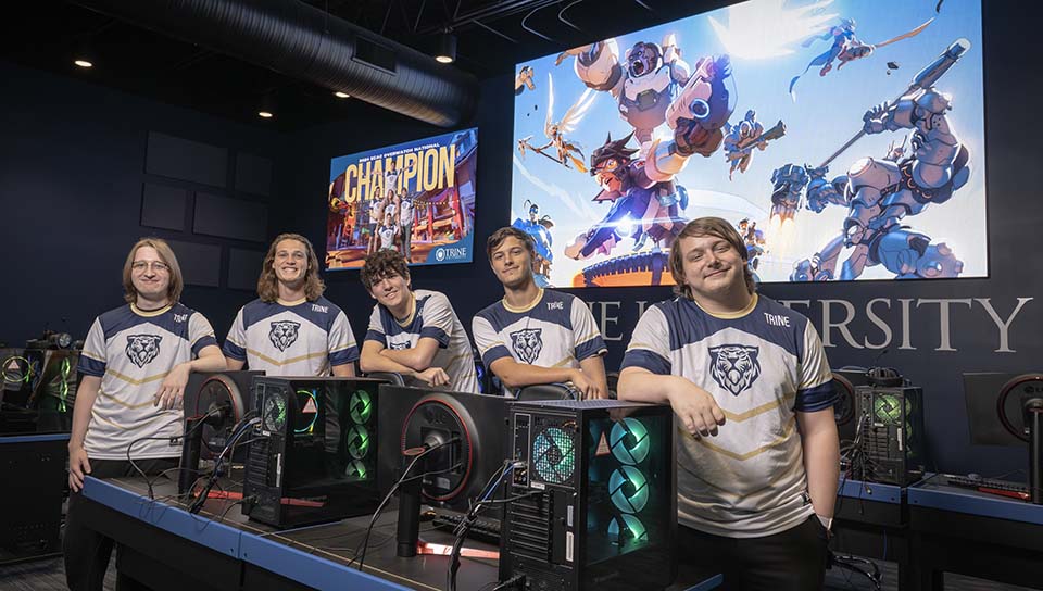 Trine University Overwatch Blue team